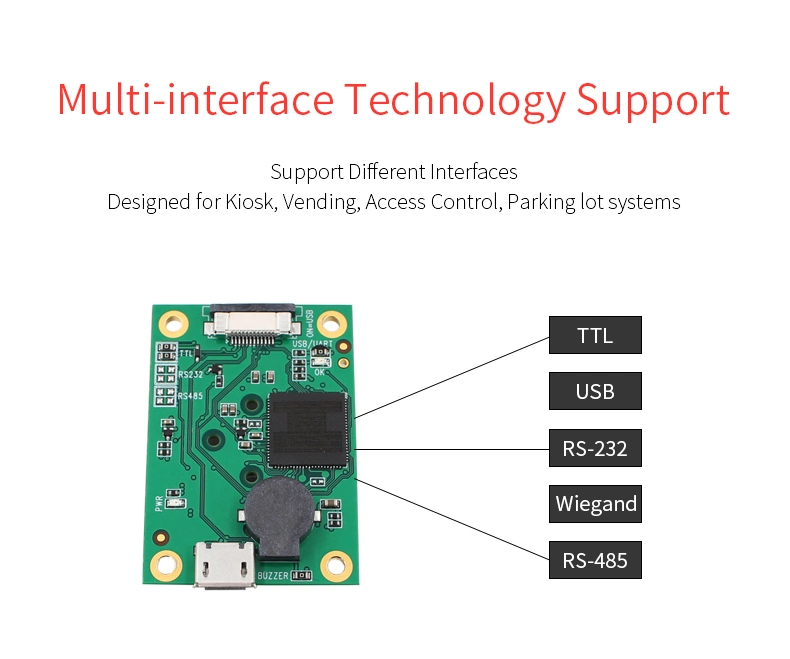 OEM 32 Bit 2D Mini CCD Barcode Laser Scanner Module with USB