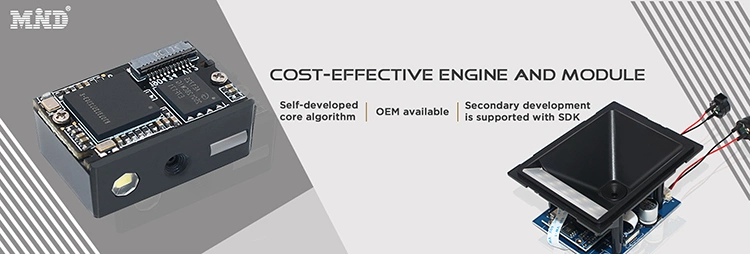 OEM 32 Bit 2D Mini CCD Barcode Laser Scanner Module with USB